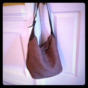 Vintage Banana Republic Canvas Hobo Bag